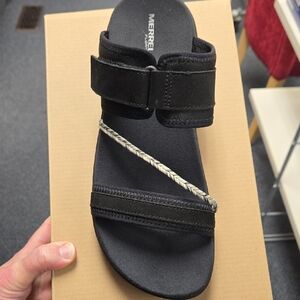 Merrell Terran 4 Slide Black Sandals